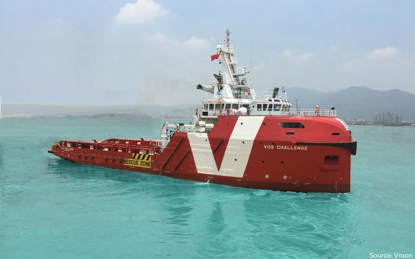 BP extends multi-million-pound vessel contract with Vroon Offshore Services