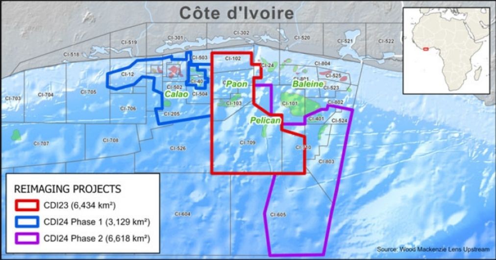 CGG launches two new 3D reimaging projects near Ivory Coast’s world-class discoveries