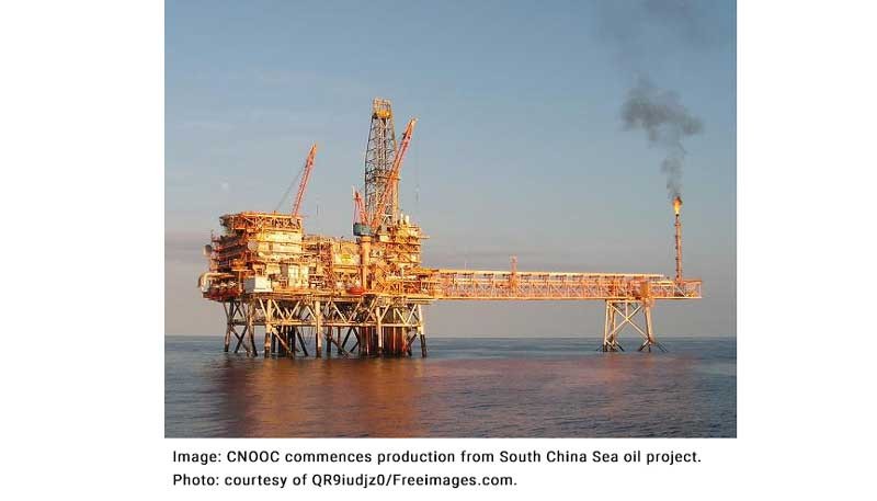 CNOOC begins production from South China Sea oil project