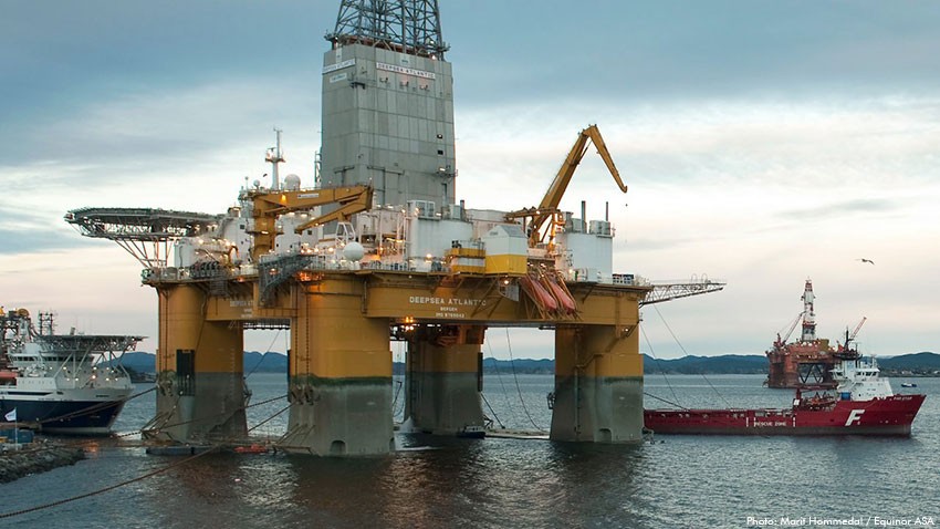 Deepsea Atlantic drilling rig returning to Johan Sverdrup