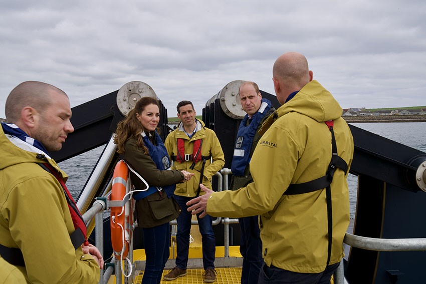 Duke and Duchess of Cambridge put spotlight on tidal energy