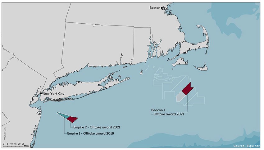 Equinor selected for largest-ever US offshore wind award