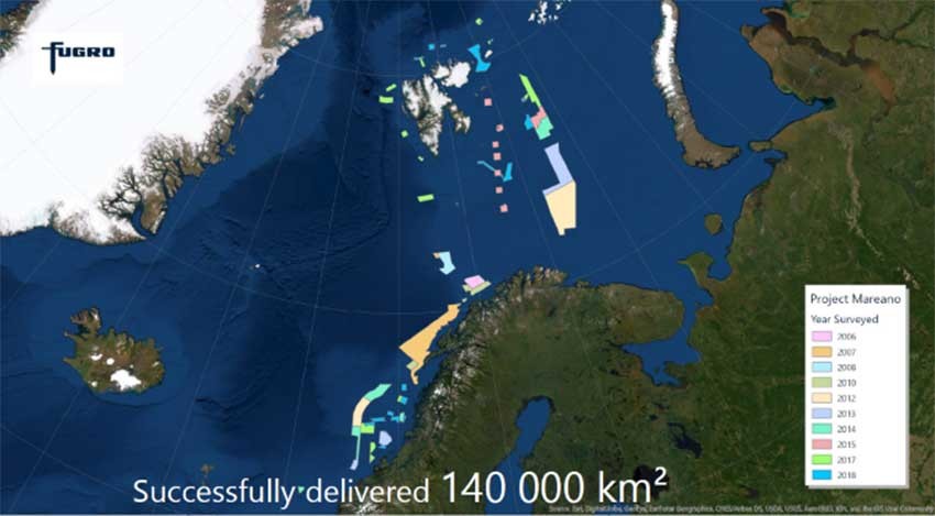 Fugro maps Arctic Ocean for Norway’s MAREANO seabed mapping programme