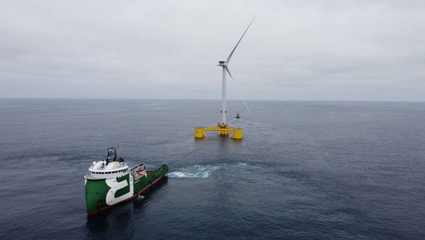 Fugro provides positioning for WindFloat Atlantic semi-submersible floating wind farm