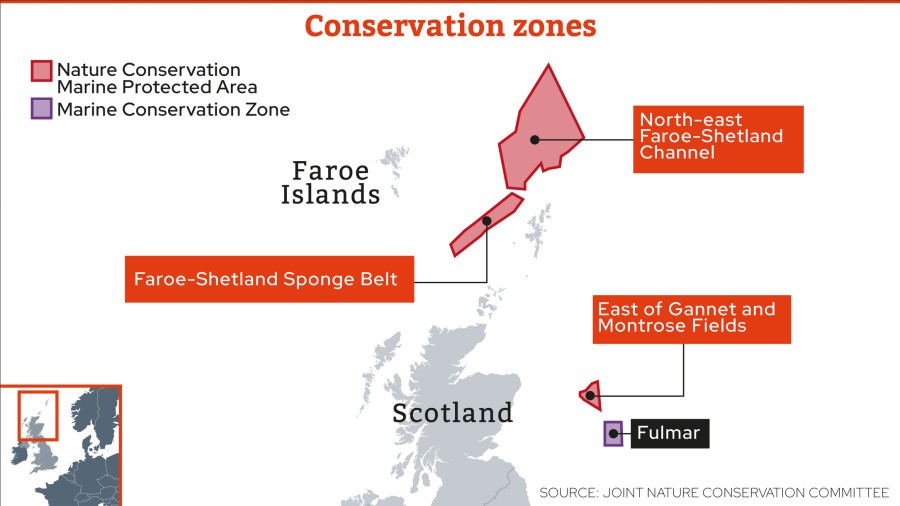 Fury at new North Sea oil and gas exploration in areas of protected marine life