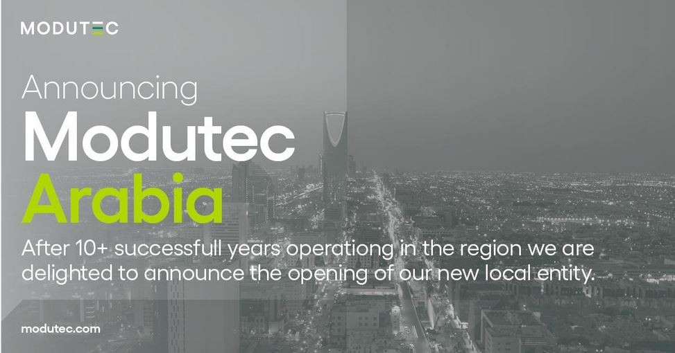 Launch of New Local Entity Modutec Arabia