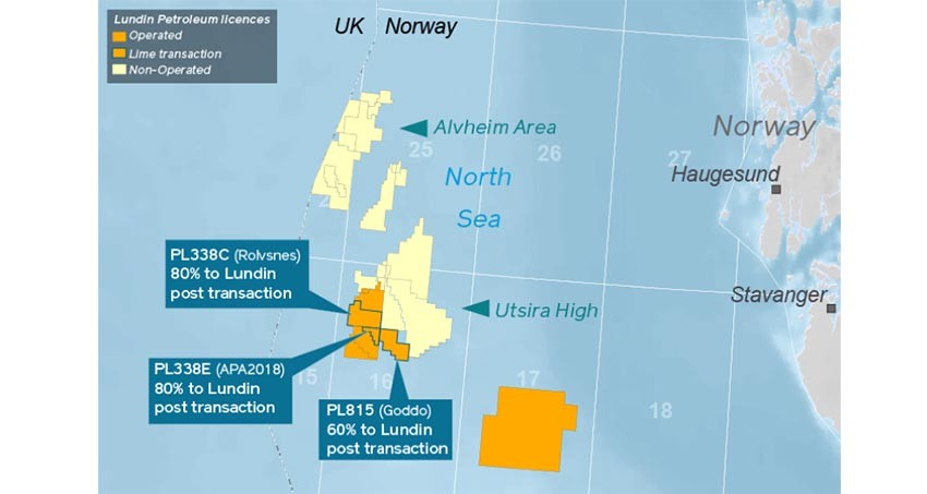 Lundin strengthens North Sea basement acreage position