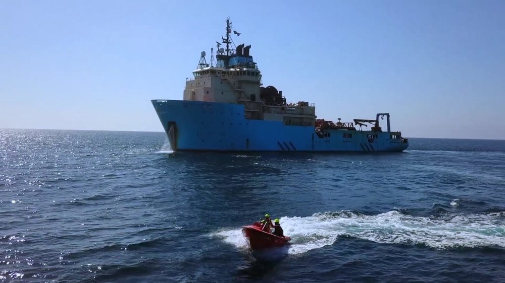 Maersk ship goes from towing oil rigs to hauling garbage as $20 million clean-up starts