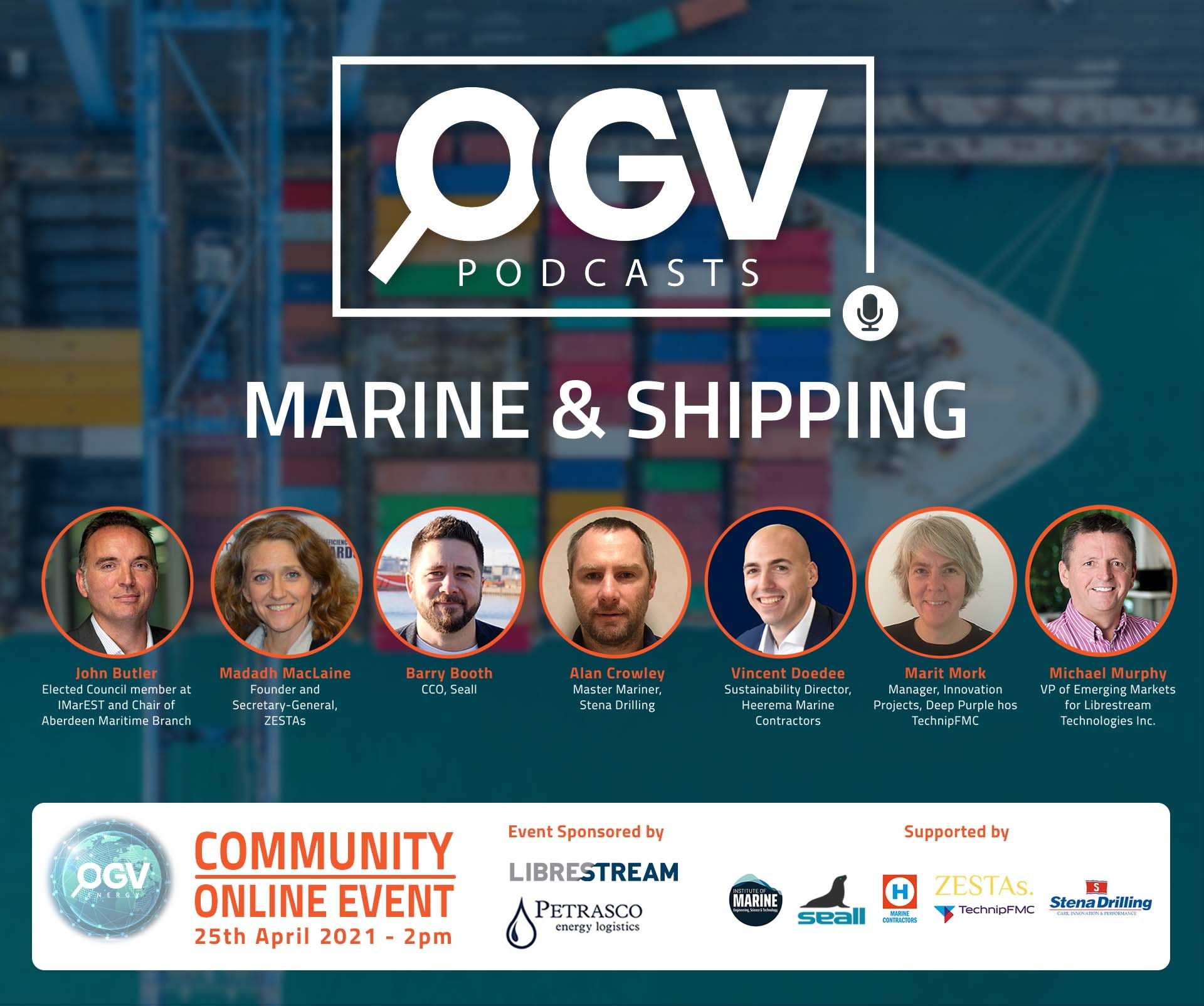 "Marine & Shipping" - OGV Energy Community Online Event - Apr 2021