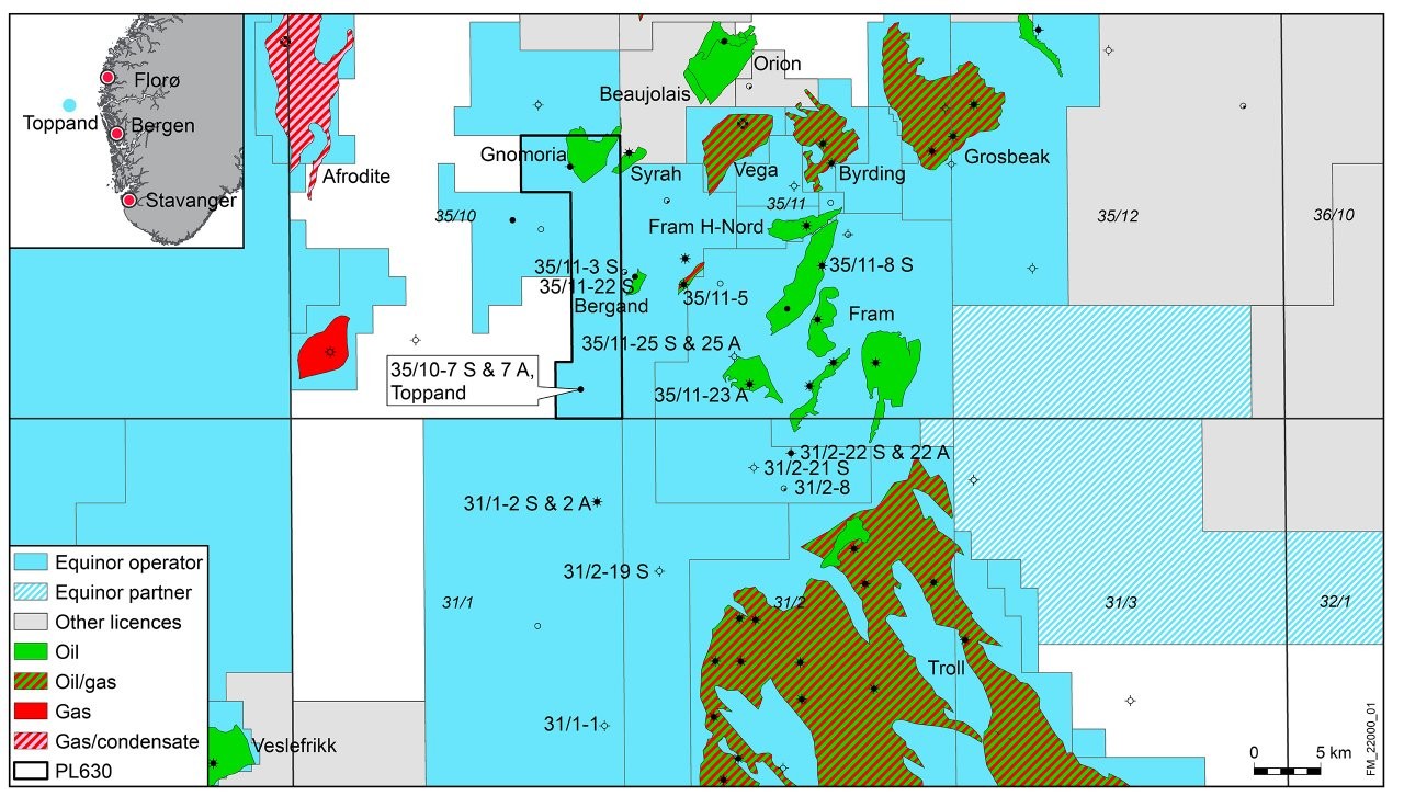 New oil discovery close to North Sea Fram field