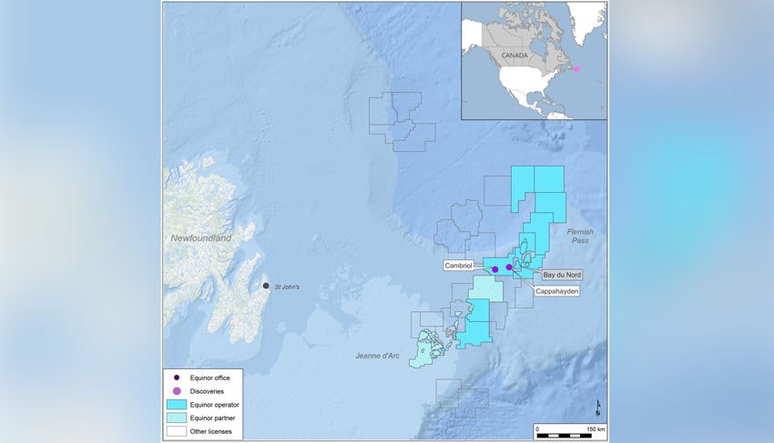 Oil discoveries offshore Newfoundland, Canada