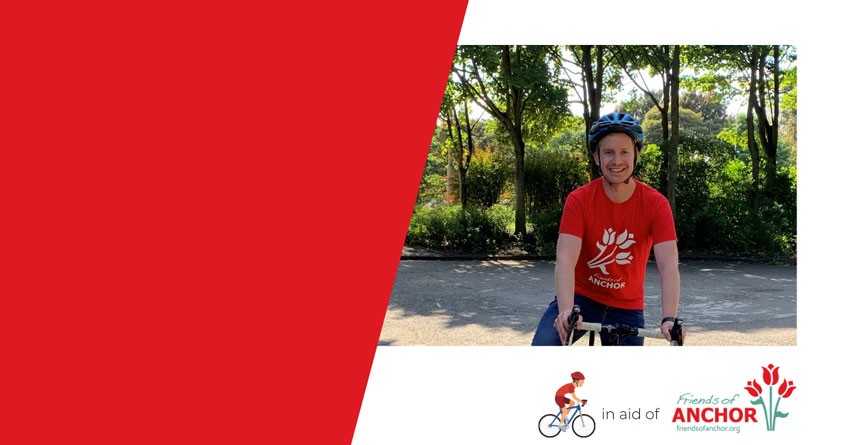 Pedal Power Helps Chris Support A Colleague And Raise Cash For Friends of ANCHOR