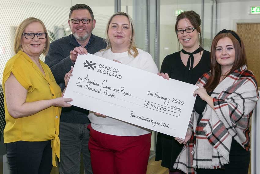 Peterson Energy Logistics donates £20,000 to local charities