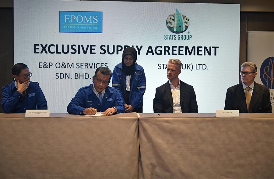 Pipeline isolation experts STATS sign exclusive deal with Malaysia’s ambitious EPOMS group