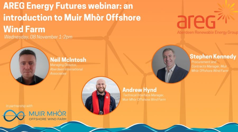 Register now for AREG’s Energy Futures Webinar: An Introduction to Muir Mhòr Offshore Wind Farm