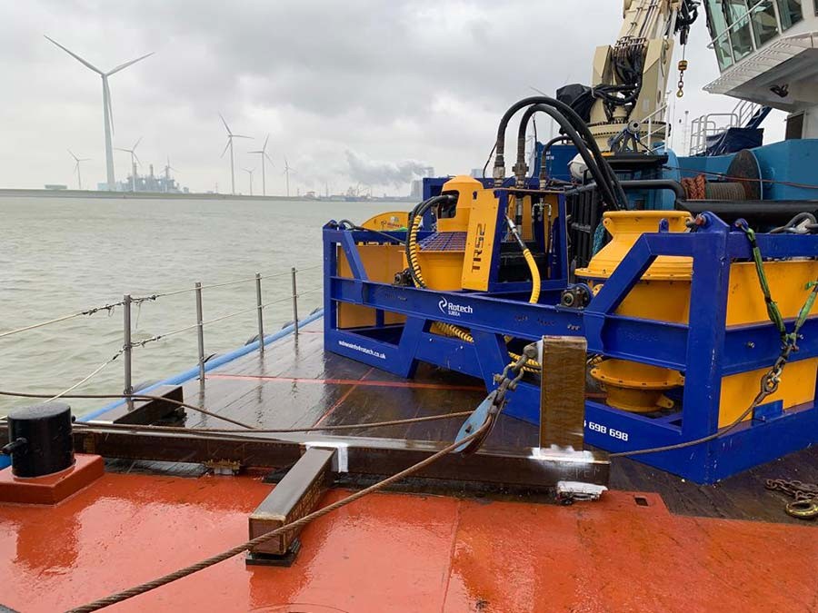 Rotech Subsea completes trio of German Offshore Wind Farm cable burial operations