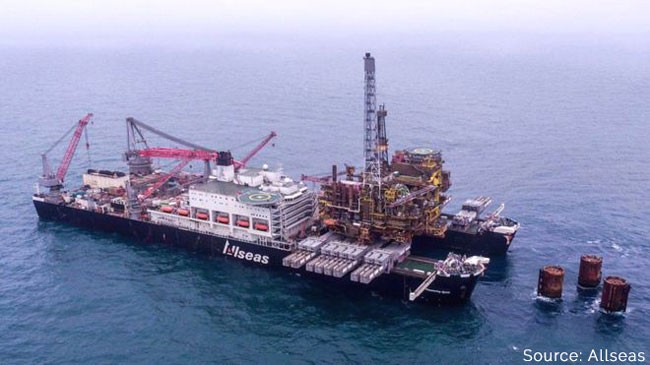 Second platform leaves iconic Brent oil field in North Sea