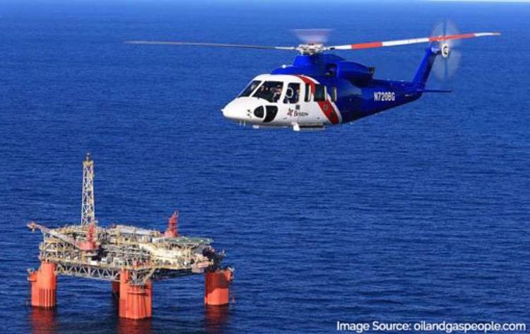 Storm grounds oil rig helicopters