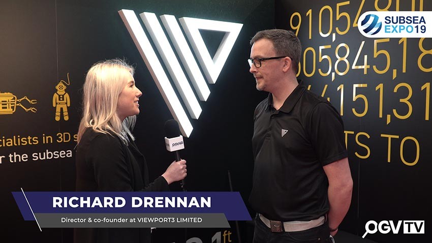 Subsea Expo 2019 – Kirsty Whyte interview with Richard Drennan, Director at Viewport3