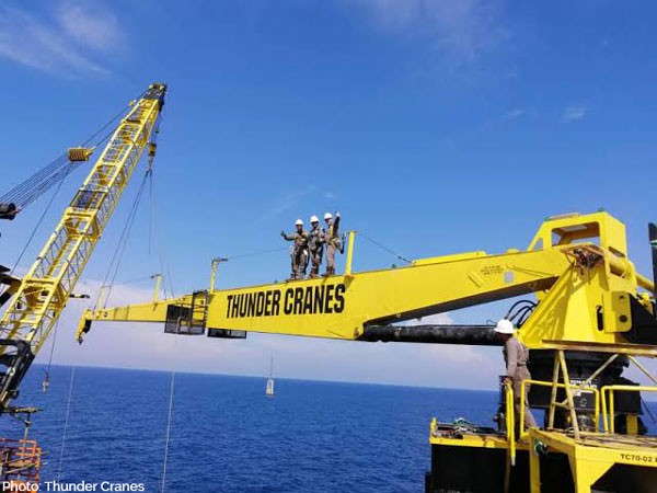 Thunder Cranes Set To Launch New Generation Of Offshore Portable Modular Crane