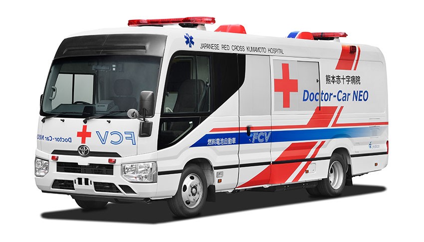 Toyota and Japanese Red Cross Kumamoto Hospital to begin testing the world’s first Hydrogen Fcev Mobile Clinic