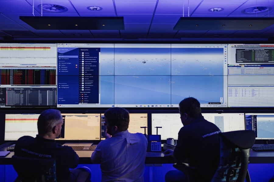 Ventus Energy invests six-figures in specialist control centre for onshore and offshore wind