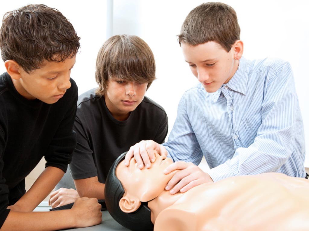 Workplace First Aid training for your staff will help us teach children to save lives