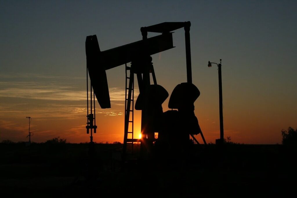 onshore oil and gas platform