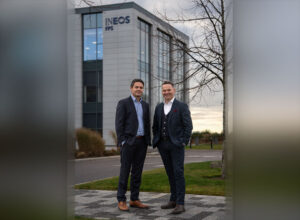 PDMS CEO Simon Rio, left, with PD&MS VP of Projects and Business Services Andrew Docherty