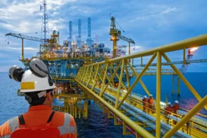 Offshore oil worker