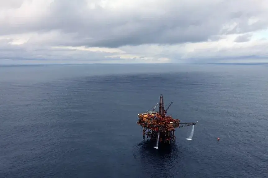 Heather Alpha platform.Photo ENQUEST