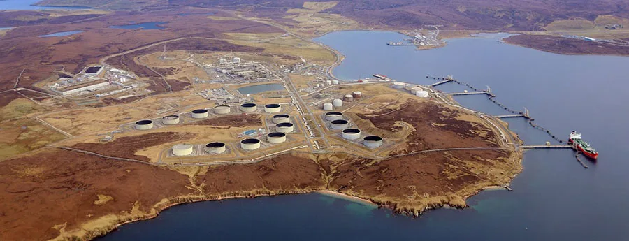 Sullom Voe Terminal. Photo BP