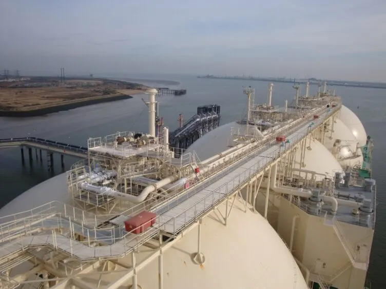 The Grain LNG terminal on the Isle of Grain. Image - National Grid