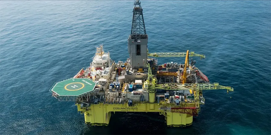 The well was drilled by the COSL Innovator drilling rig. Photo COSL Drilling Europe