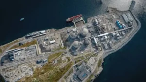 The Hammerfest LNG plant on Melkøya.