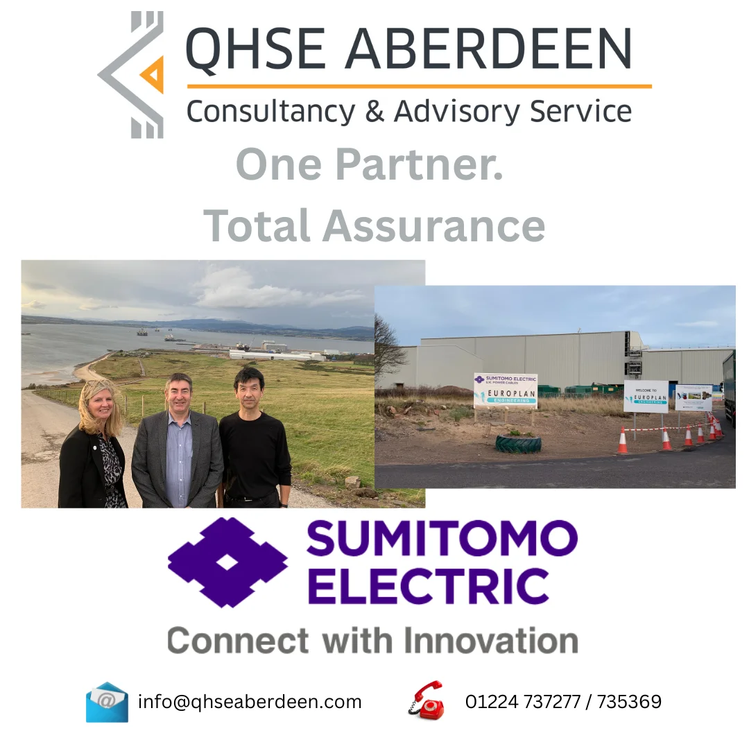 QHSE ABERDEEN partners with Sumitomo Electric on bespoke ISO 9001 Quality Management System at Port of Nigg