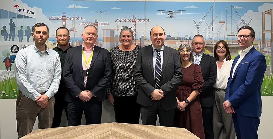 Thomas-Docherty-(front-centre-wearing-tie)-with-members-of-the-NNPCB-group-which-supports-the-Nuclear-Skills-Plan
